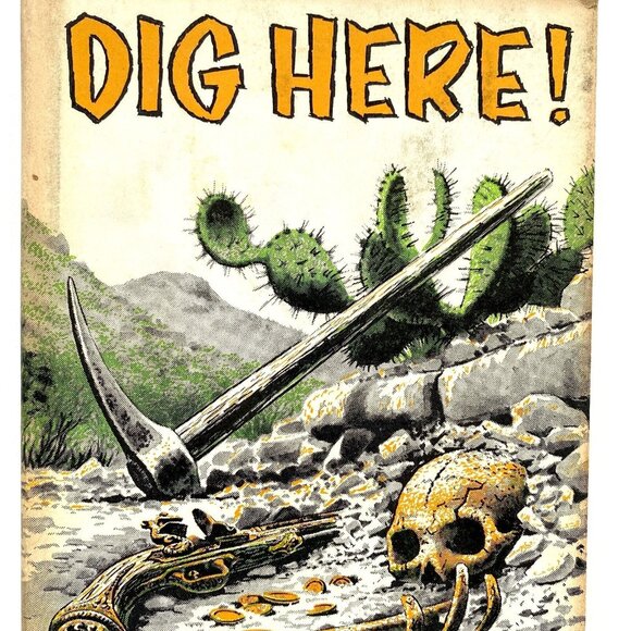 1968 Dig Here Southwest US Treasure Hunting Guide Hardcover Thomas Penfield - Picture 1 of 12